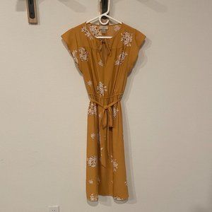 Loft Outlet Yellow Floral Dress